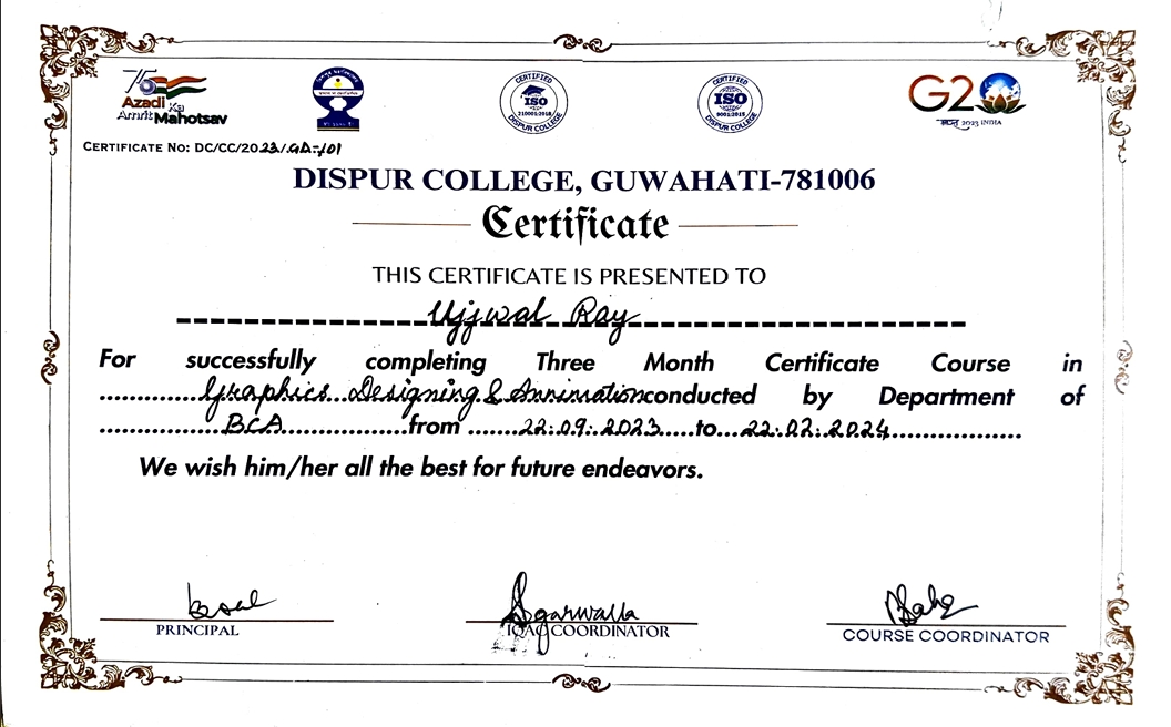 Graphics Certificate
